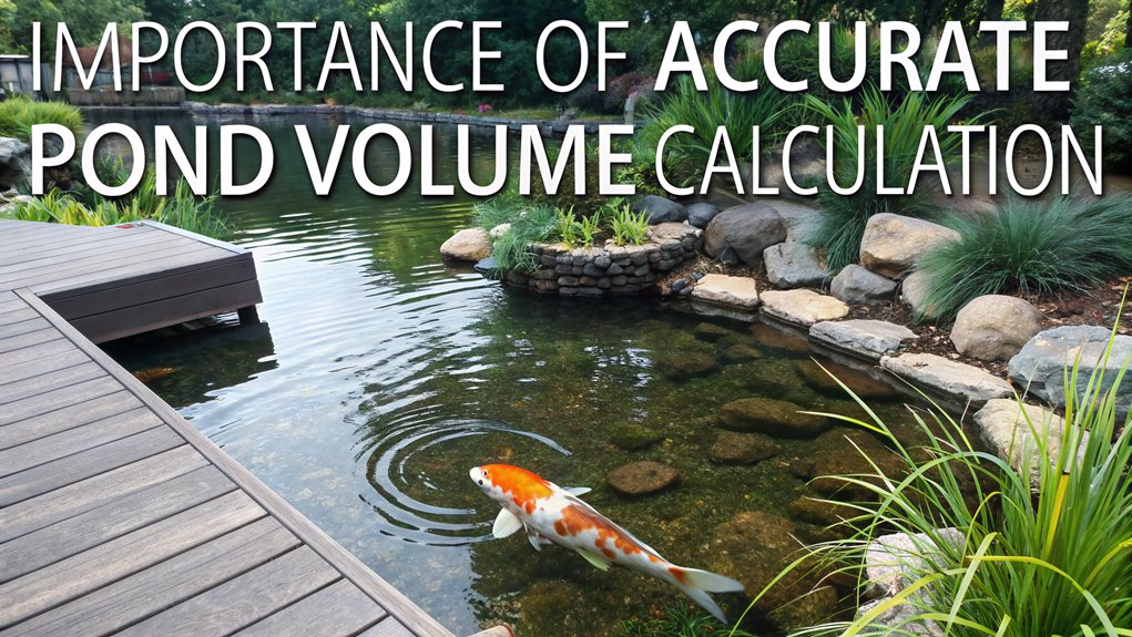 accurate pond volume calculation
