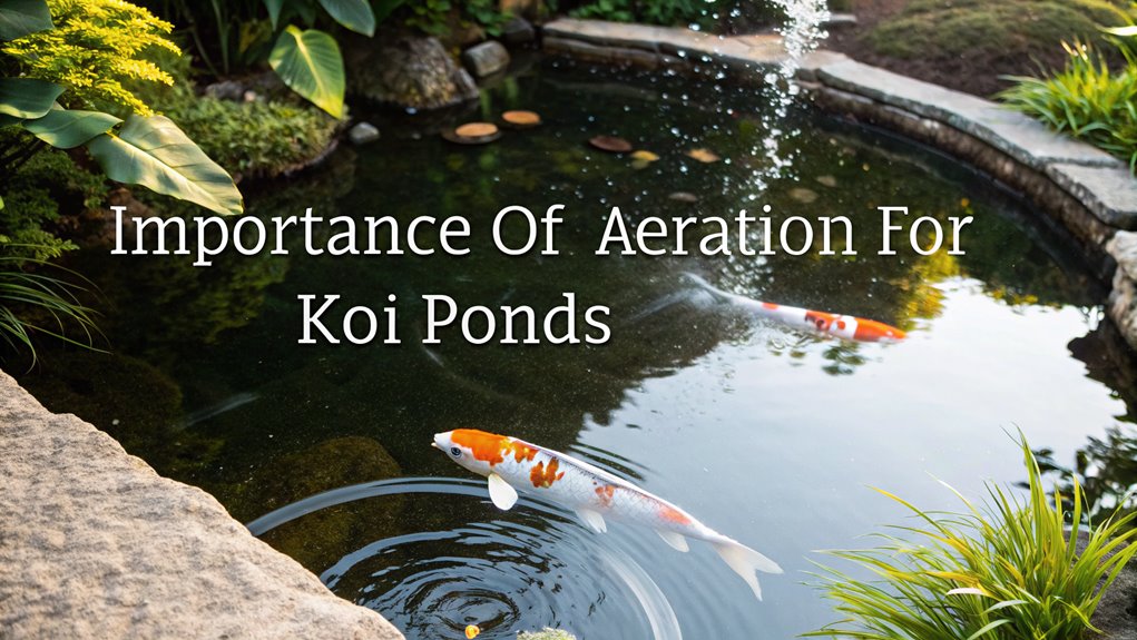 essential koi pond aeration