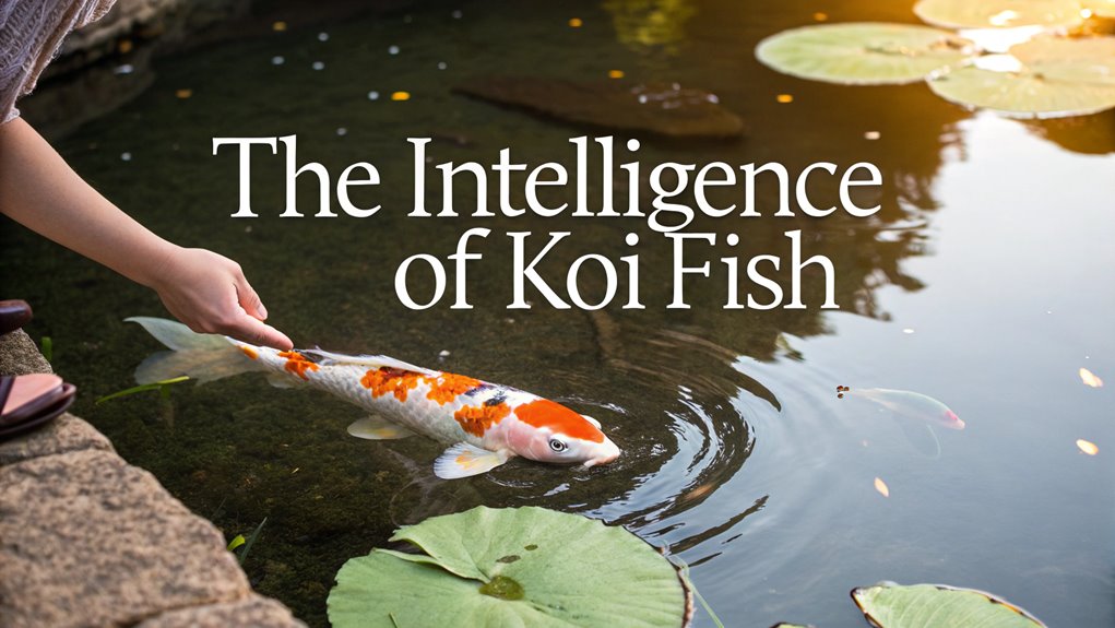 koi fish exhibit intelligence