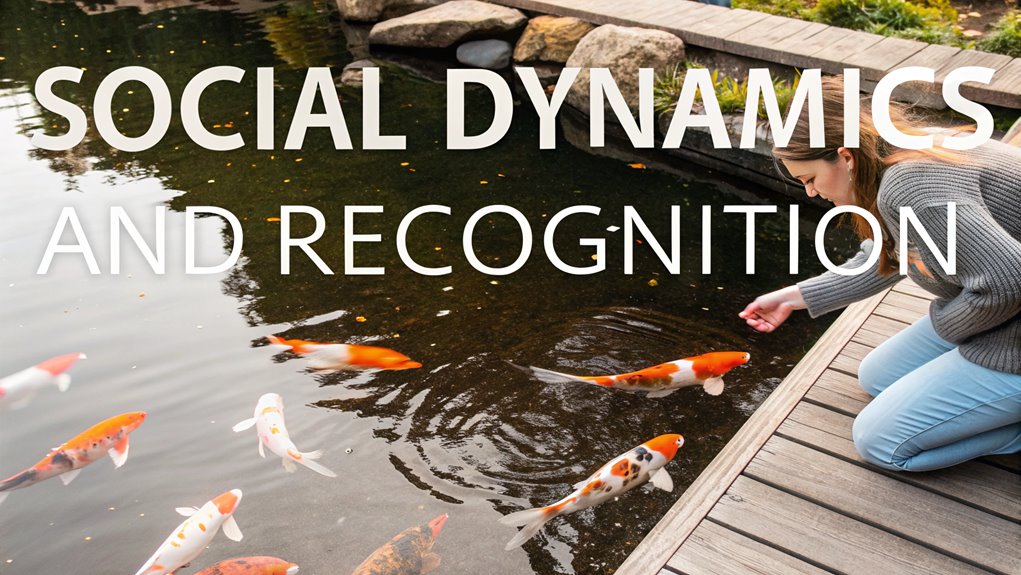 koi fish social recognition dynamics