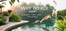 koi jumping causes and solutions