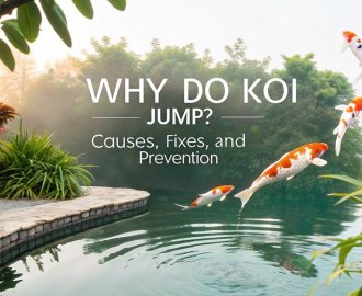 koi jumping causes and solutions