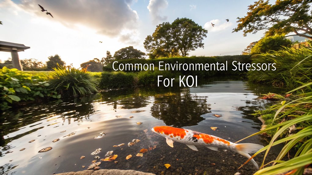 koi pond environmental stressors