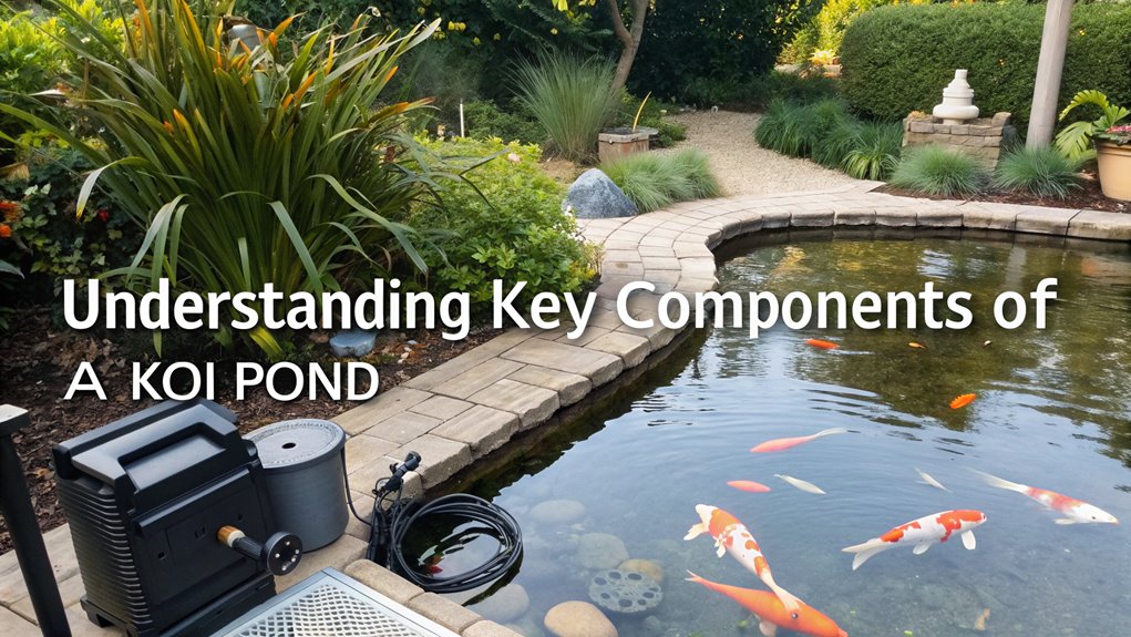 koi pond essential components