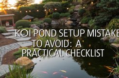 koi pond setup errors