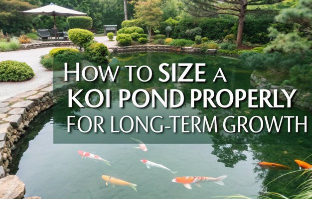 koi pond sizing guidelines