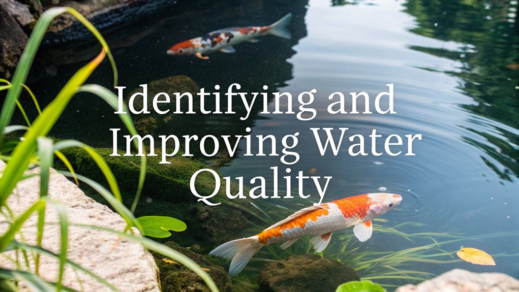 koi pond water quality improvement