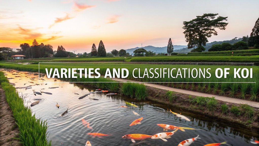 koi varieties classifications explained
