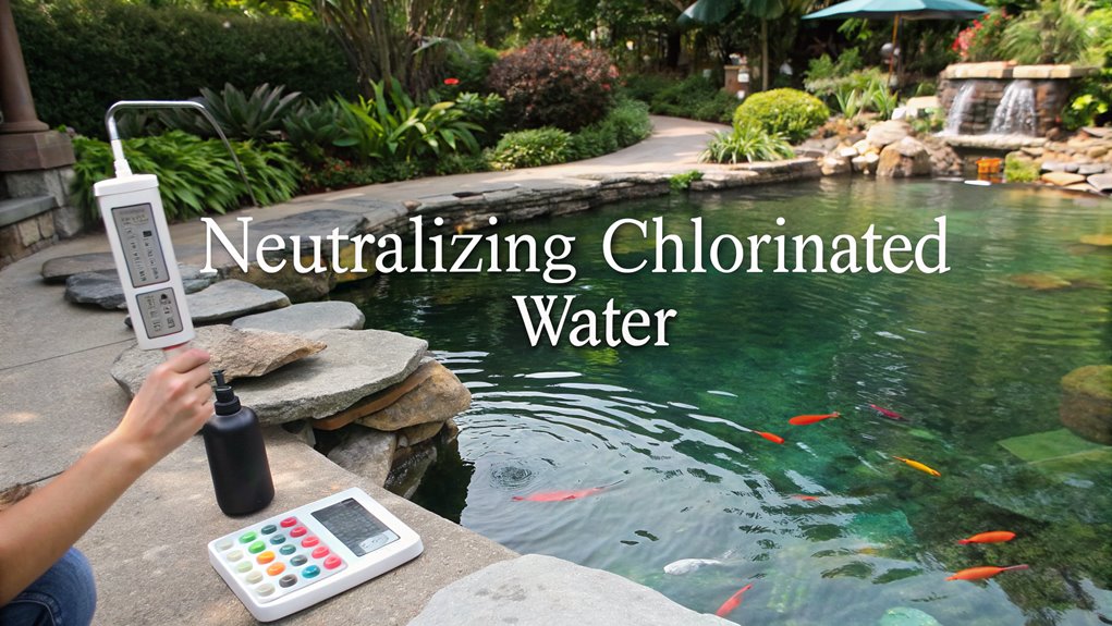 neutralize chlorine for koi