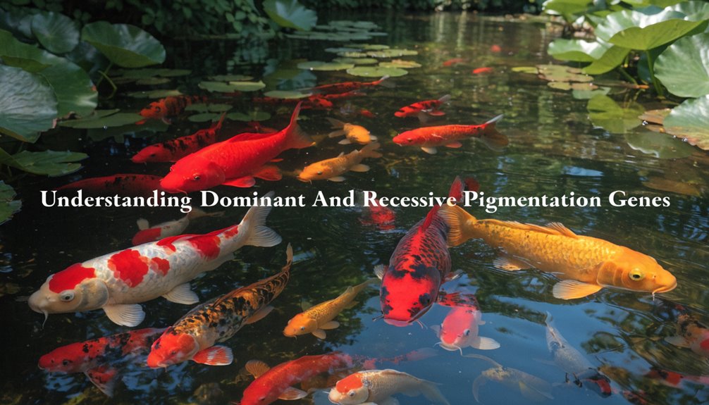 genetic inheritance of koi pigmentation