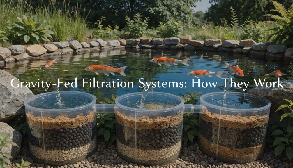 gravity driven pond filtration