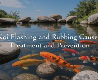 koi flashing rubbing remedies