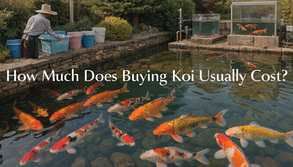 koi prices vary widely