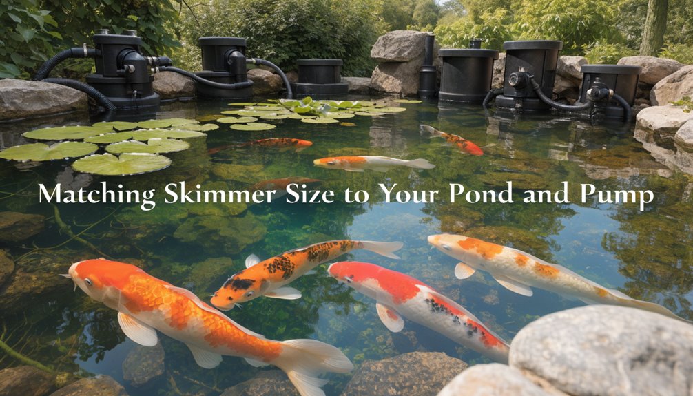 match skimmer to pond