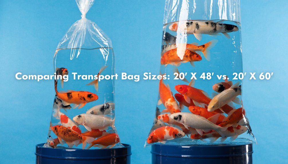 optimal koi transport sizing