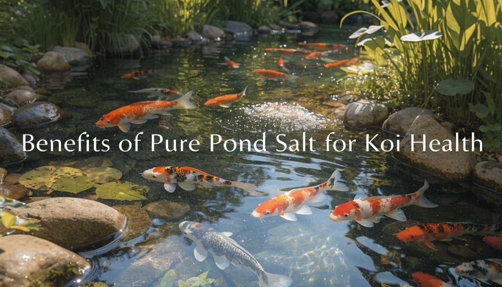 pure salt supports koi health