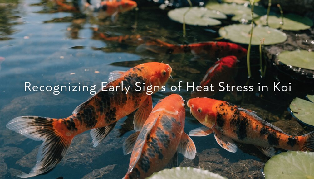 signs of koi heat stress