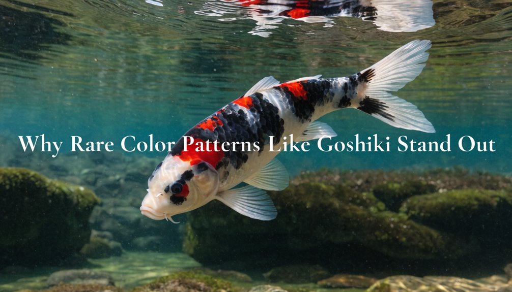 unique multi colored koi patterns