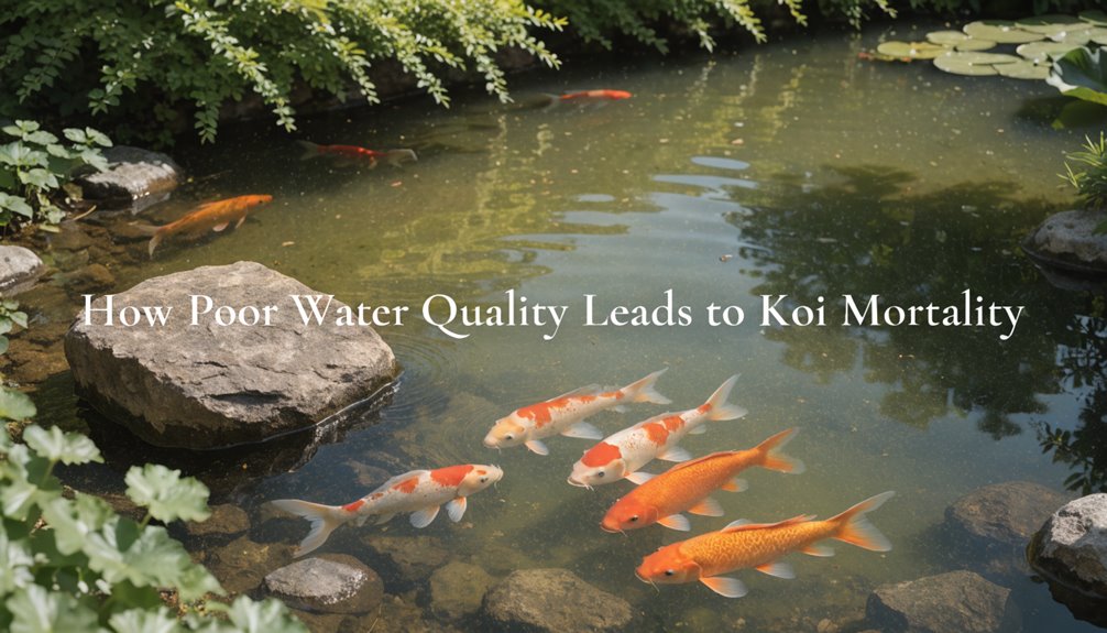 water quality prevents koi death